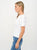 Six Fifty Ribbed Ruched Sleeve Top