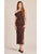 BOBI Twistoff Shoulder Dress