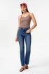 BAYEAS Rhinestone Bootcut Jeans