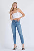 Hidden Skinny Jeans w/ Raw Slit