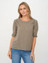 Six Fifty Ruched Shoulder Sleeve