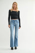 Just Black Mid Rise Bootcut Jeans