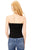 Suzette collection black tube top back view