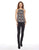 Viereck High neck top with fun print front view