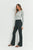 Just Black High Rise Scissor Cut Flare