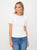 Six Fifty Ribbed Ruched Sleeve Top