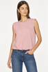Bobi Sleeveless Bubble Hem Tee