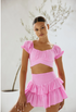 Blanco By Nature Ruffle Skirt