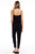 Veronica M Drop-Waist Jumpsuit in Black back view
